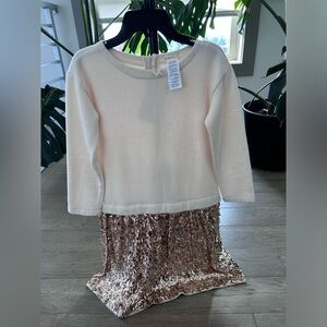 Crewcuts Girls sequence Sweater Dress size 12 like new